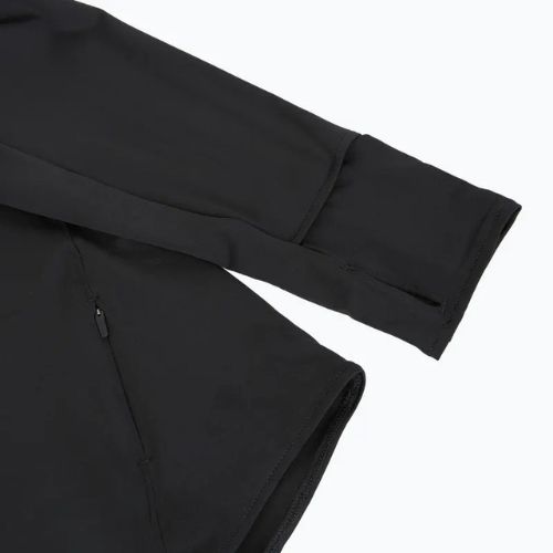 Moteriški bėgimo marškinėliai ilgomis rankovėmis Nike Swift Dri-FIT UV 1/4-Zip Plus Size black