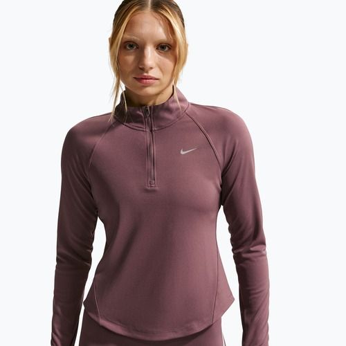 Moteriškas bėgimo džemperis Nike Tempo Swoosh Run Dri-Fit 1/4-Zip tattoo/white