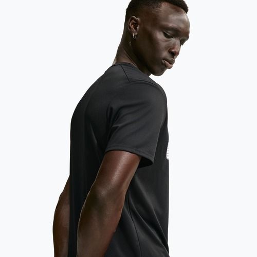 Vyriški bėgimo marškinėliai Nike Miler Dri-Fit UV black/white