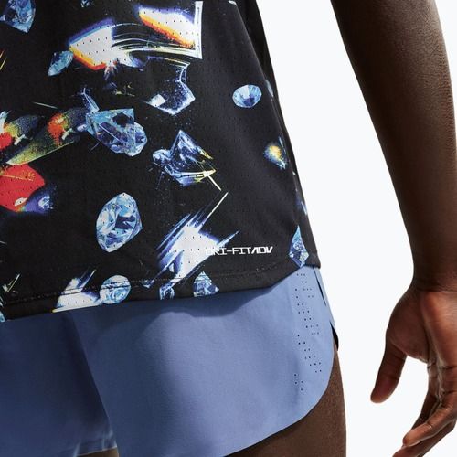 Vyriški bėgimo marškinėliai Nike AeroSwift Dri-Fit ADV black/laser orange