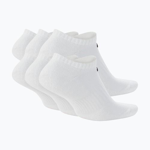 Kojinės Nike Everyday Cushioned No-Show 6 poros white/black