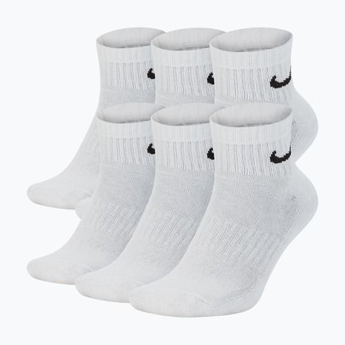 Kojinės Nike Everyday Cushioned 6 poros white/black