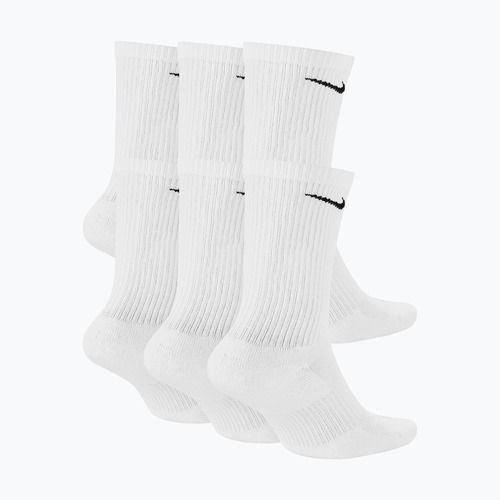 Vyriškos kojinės Nike Everyday Plus Cushioned Crew 6 pairs white/black