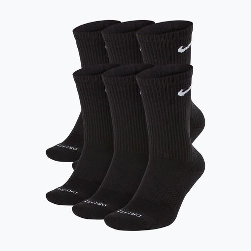 Vyriškos kojinės Nike Everyday Plus Cushioned Crew 6 pairs black/white