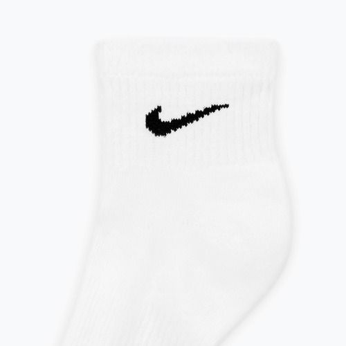Kojinės Nike Everyday Plus Cushioned Ankle 3 poros white/black
