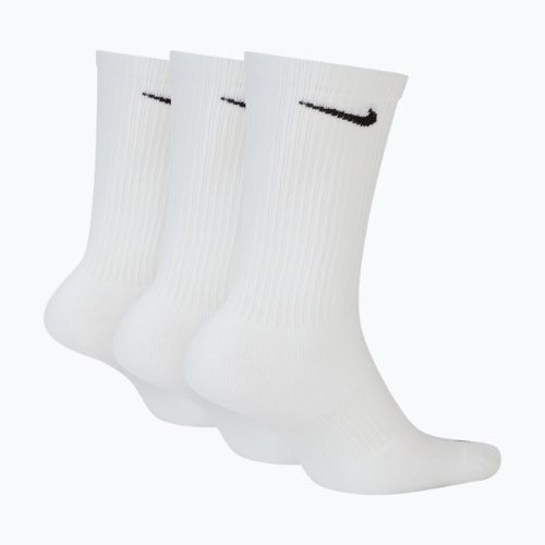 Kojinės Nike Everyday Plus Cushioned 3 poros white/black