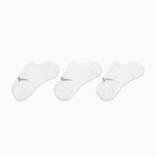 Moteriškos kojinės Nike Everyday Plus Lightweight Footie 3 poros white/wolf-grey