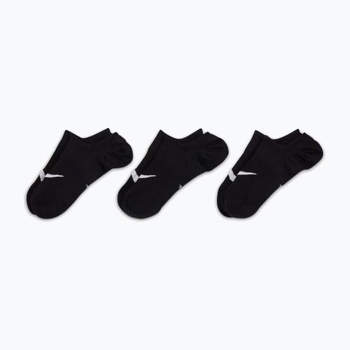 Moteriškos kojinės Nike Everyday Plus Lightweight Footie 3 poros black/white