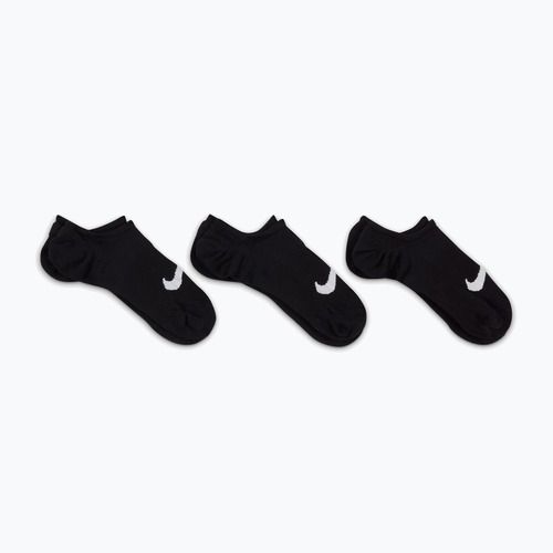 Moteriškos kojinės Nike Everyday Plus Lightweight Footie 3 poros black/white