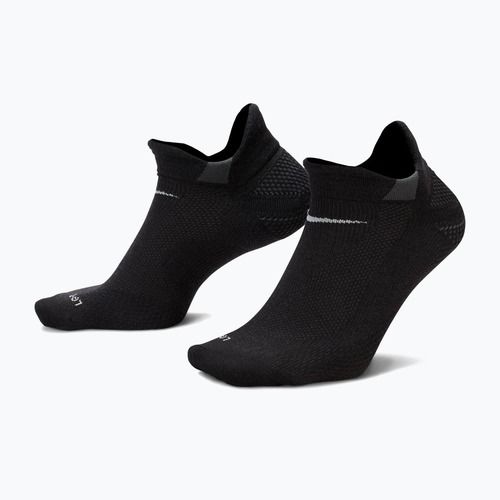 Kojinės Nike Running No-Show Wool black/dark smoke grey/light smoke grey