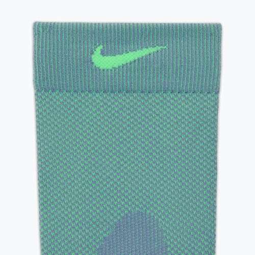 Kojinės Nike Running Lightweight Micro Crew iron purple/voltage green/voltage green