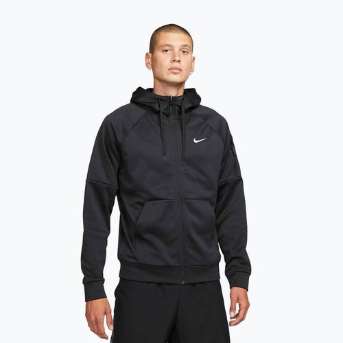 Vyriškas treniruočių džemperis Nike Therma Fit Full-Zip black/black/white