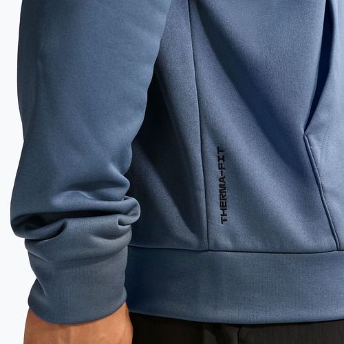 Vyriškas treniruočių džemperis Nike Therma Fit Full-Zip diffused blue/diffused blue/black