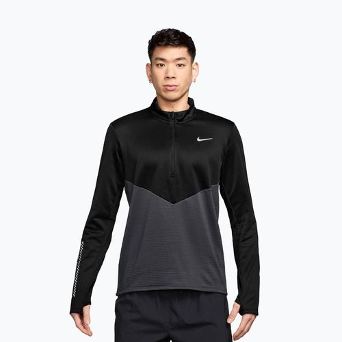 Vyriškas bėgimo džemperis Nike Pacer Winterized 1/2 Zip anthracite/black