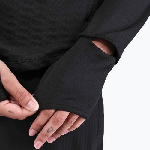 Moteriški bėgimo marškinėliai ilgomis rankovėmis Nike Swift Therma-Fit Turtle Neck black