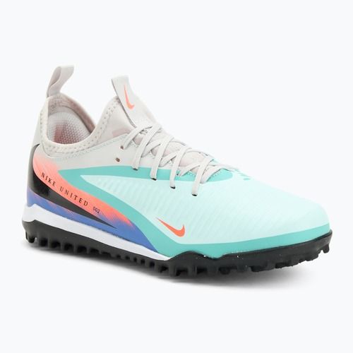 Vaikiški futbolo bateliai Nike United Phantom 6 Low Academy Jr TF pistachio frost/hyper orange