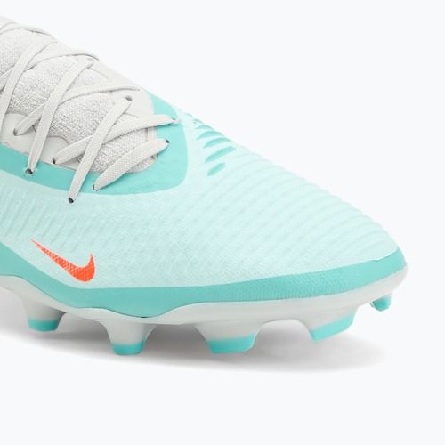 Vyriški futbolo bateliai Nike United Phantom 6 High Academy FG/MG pistachio frost/hyper orange