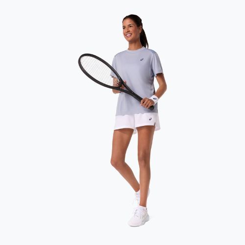 Moteriški teniso marškinėliai ASICS Court Top W grey/blue