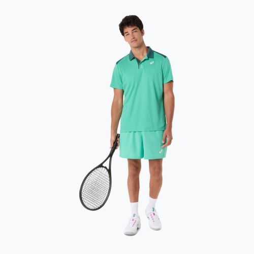 Vyriški polo marškinėliai ASICS Court Polo aurora green