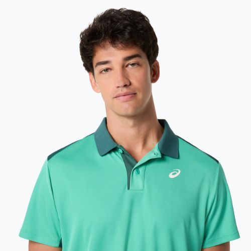 Vyriški polo marškinėliai ASICS Court Polo aurora green