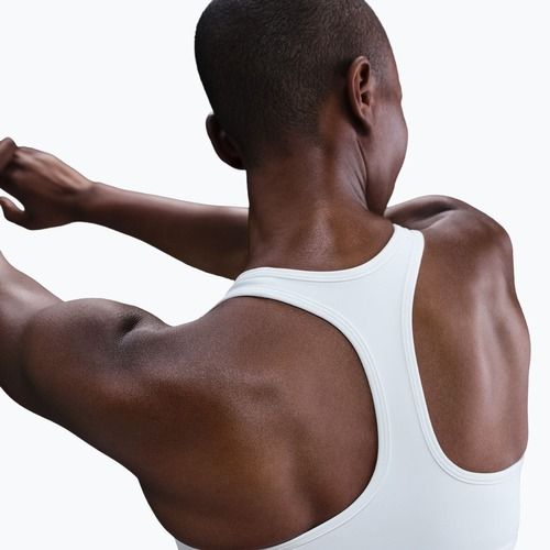 Sportinė liemenėlė Nike Swoosh Medium Support white/black