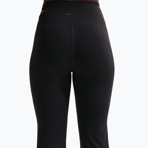 Moteriškos treniruočių kelnės Nike Zenvy High-Waisted Flared black/pcg3c
