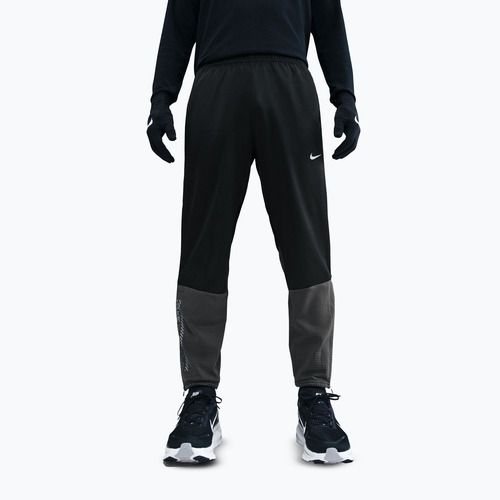 Vyriškos bėgimo kelnės Nike Challenger Therma-Fit Winterized black/anthracite/black
