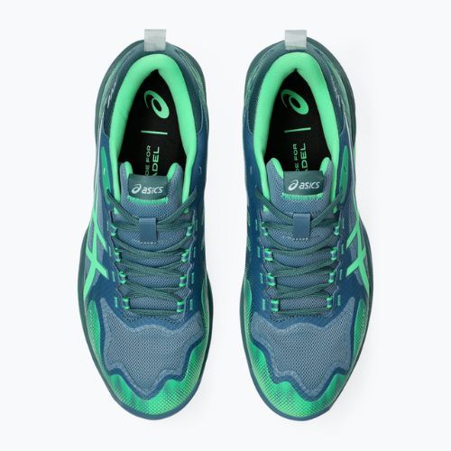 Vyriški padelio batai Asics Sonicmash FF Saba Blue/Vital Green
