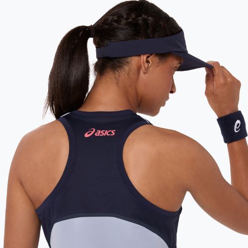 Moteriški teniso marškinėliai ASICS Match Tank W grey/blue