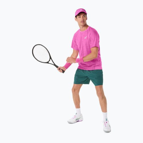 Vyriški teniso marškinėliai ASICS Match Jacquard Digital Sakura