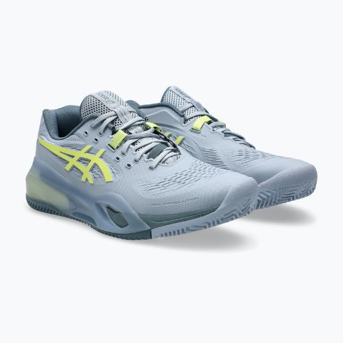 Vyriški teniso bateliai ASICS Gel-Resolution X Clay grey blue/pistachio