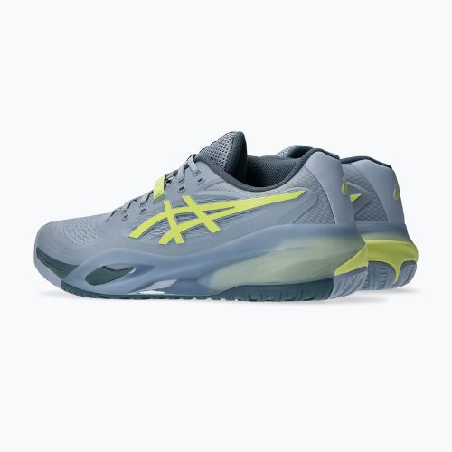 Vyriški teniso bateliai ASICS Gel-Resolution X grey blue/pistachio
