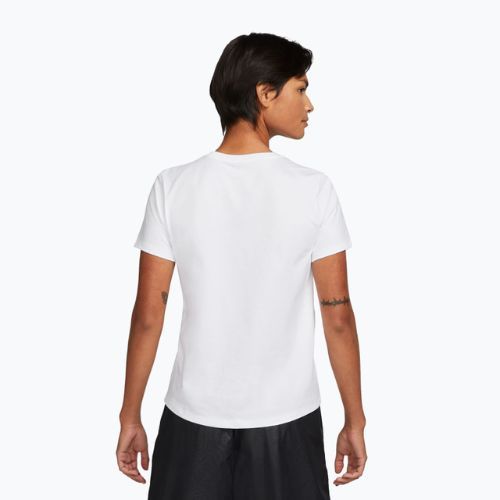 Moteriški marškinėliai Nike Sportswear Club Essentials Logo white/black