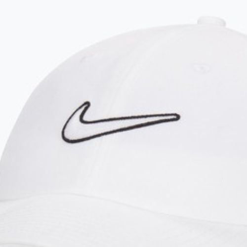 Kepurė su snapeliu Nike Club Unstructured Swoosh white/white