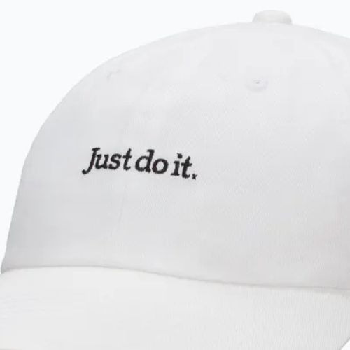 Kepurė su snapeliu Nike Club Unstructured JDI white/black
