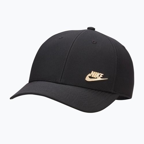 Kepurė su snapeliu Nike Dri-Fit Club black/metallic gold