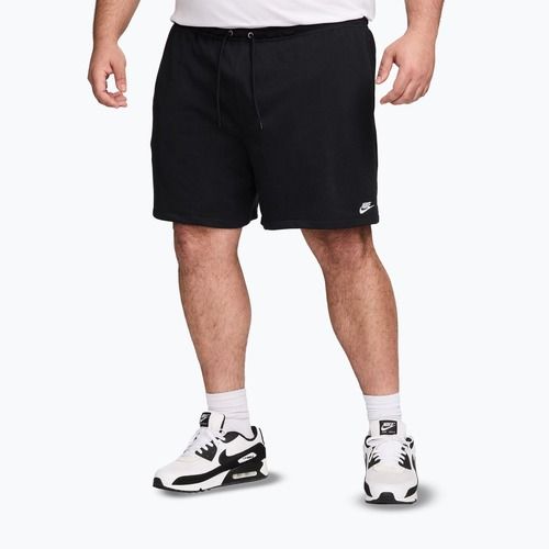 Vyriški šortai Nike Club French Terry Flow black/black/white