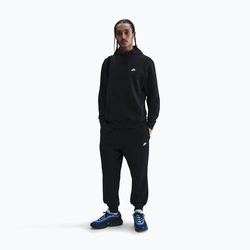 Vyriškas džemperis Nike Club Pullover Hoodie black/black/white