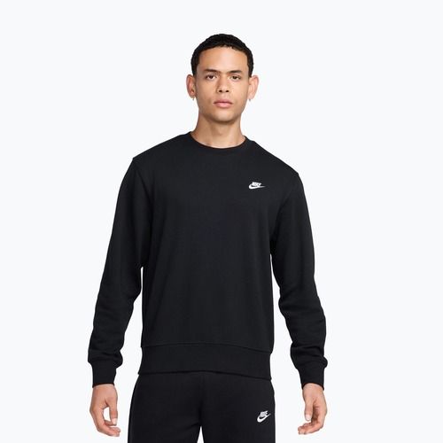 Vyriškas džemperis Nike Club French Terry Crew black/white