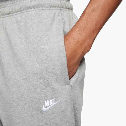Vyriškos kelnės Nike Club Knit Jogger dark grey heather/white