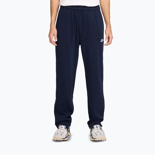 Vyriškos kelnės Nike Sportswear Club Knit Open-Hem obsidian/white