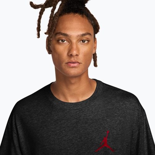 Vyriški marškinėliai  Jordan black/gym red