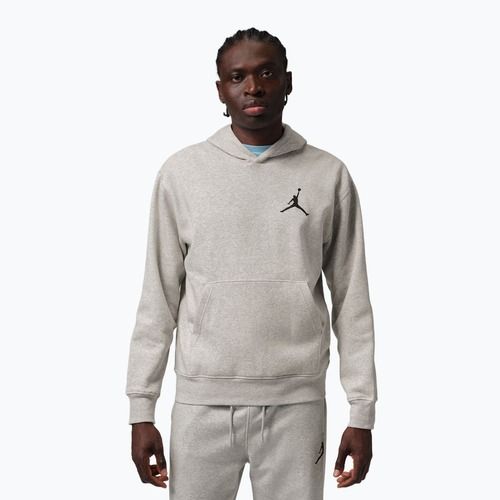 Vyriškas džemperis Nike Jordan Pullover Hoodie grey heather/black