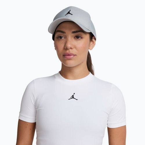 Kepurė su snapeliu Jordan Rise Structured Metal Jumpman light smoke grey/R511