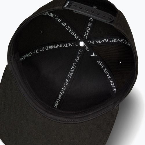 Kepurė su snapeliu Jordan Rise Structured Curved-Bill black/white