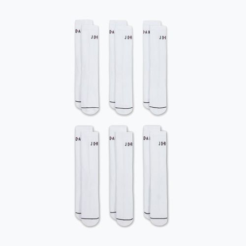 Kojinės Jordan Everyday Crew 6 pairs white/gym red/black
