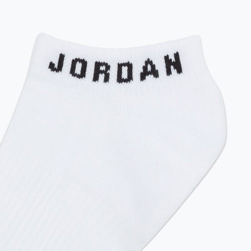 Kojinės Jordan Everyday No-Show 3 pairs white/black