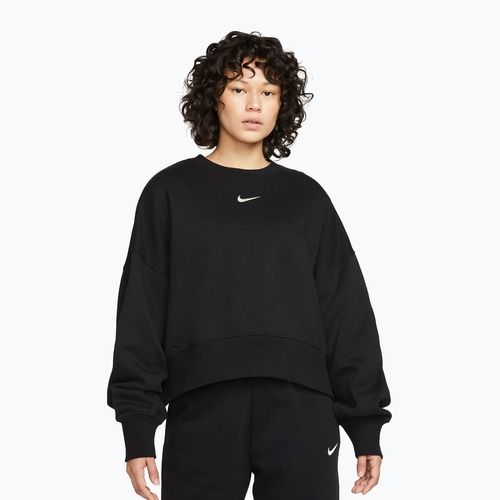 Moteriškas džemperis Nike Sportswear Phoenix Fleece Oversized black/sail