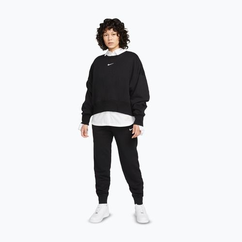 Moteriškas džemperis Nike Sportswear Phoenix Fleece Oversized black/sail