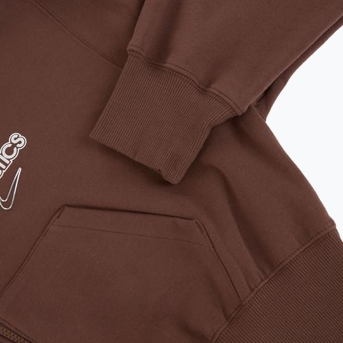 Moteriškas džemperis Nike Phoenix Full-Zip Hoodie light chocolate